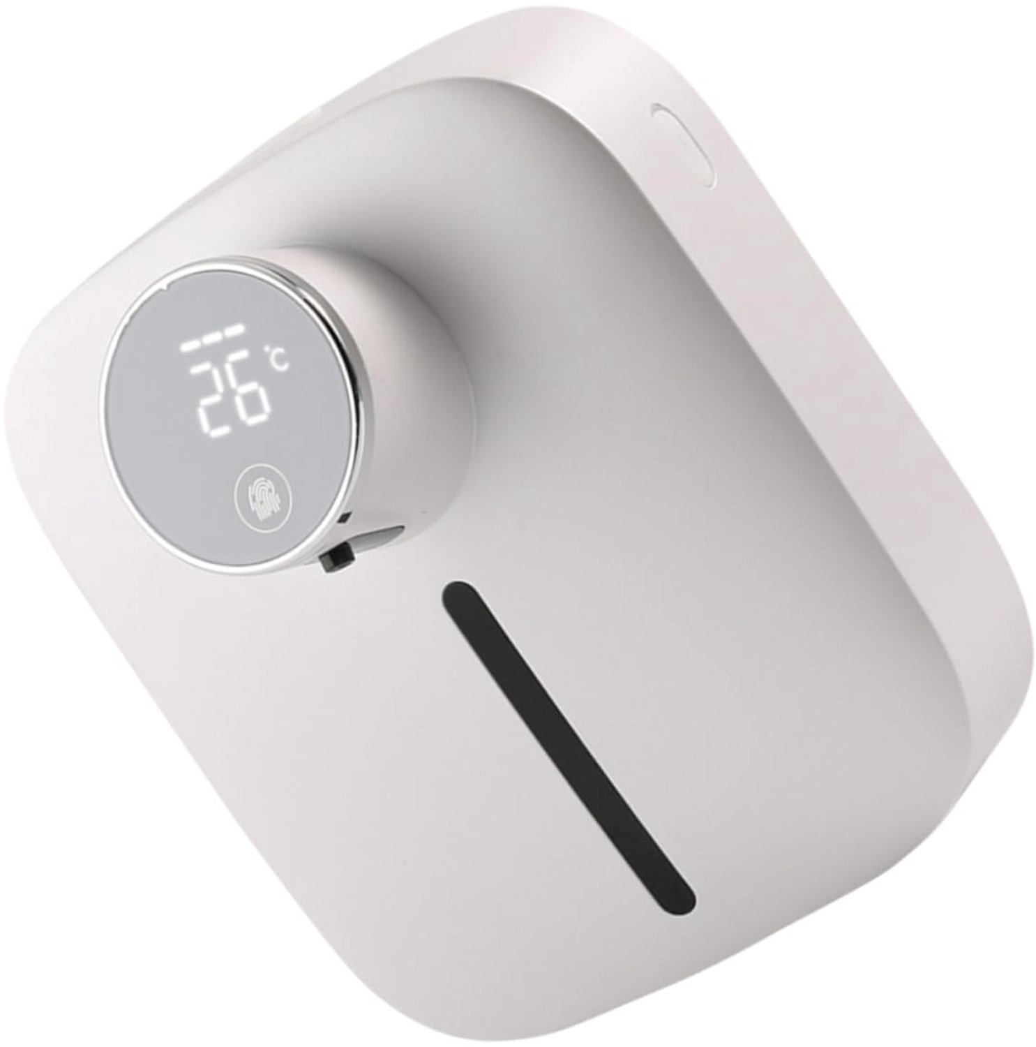 Happyyami Oplaadbare Wandmontage Aanraakvrije Schuimdispenser Automatische Zeepdispenser voor Badkamer Keuken Duurzaam Ruimtebesparend Geschikt voor Hotels Toiletten