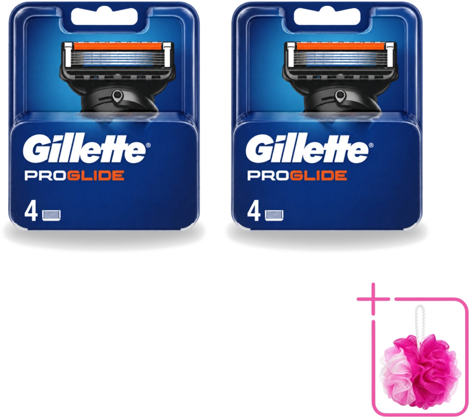 2 x Gillette - Fusion5 ProGlide – Scheermesjes – Navulmesjes – 4 Mesjes - Bulkverpakking - Scheermesjes - Scheren