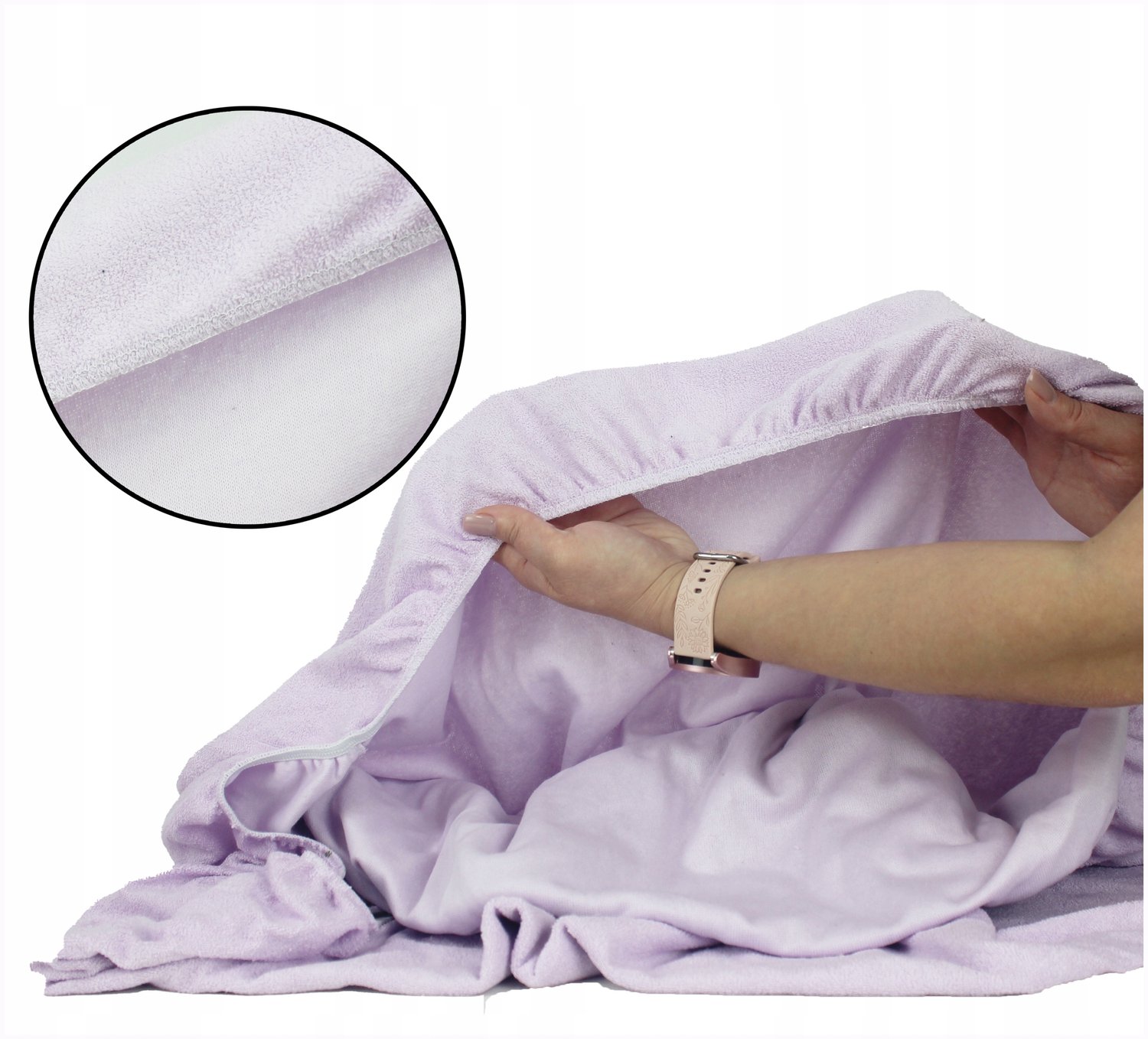Kam-Pol Jersey Hoeslaken VIP 160x200cm Katoen Donkergrijs - 30cm Rand