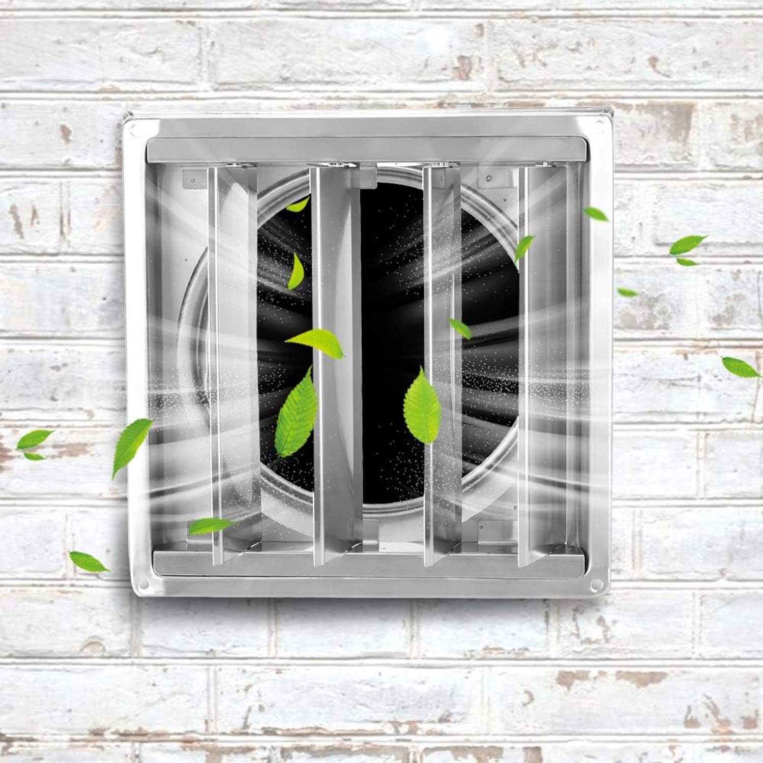 aqxreight Roestvrijstalen Ventilatierooster Ventilatierooster voor Afzuigkappen Bewijs Ventilatiekanaal voor Buiten Gemakkelijk Te Installeren Stopcontact Keuken en Badkamer