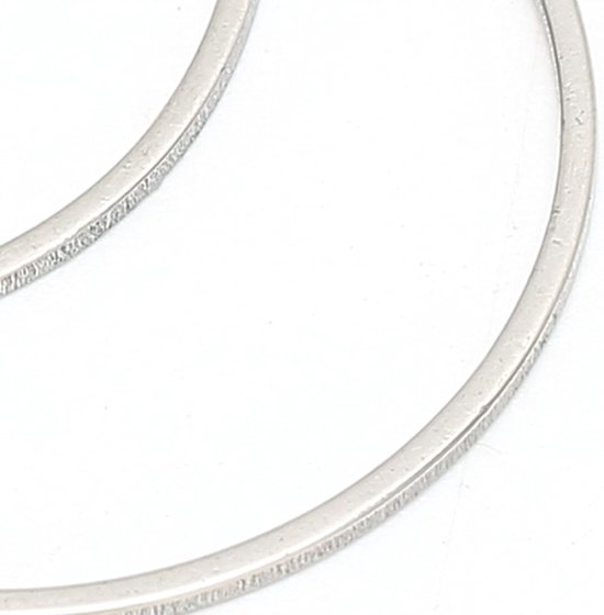 30 -Stks Open Randen, 30 Stks Maanvormige Sieraden Diy Hol Frame Metaal Open Ring Hanger Ringranden voor Harsjuwelen Maken voor Harsvaartuig — afbeelding 2