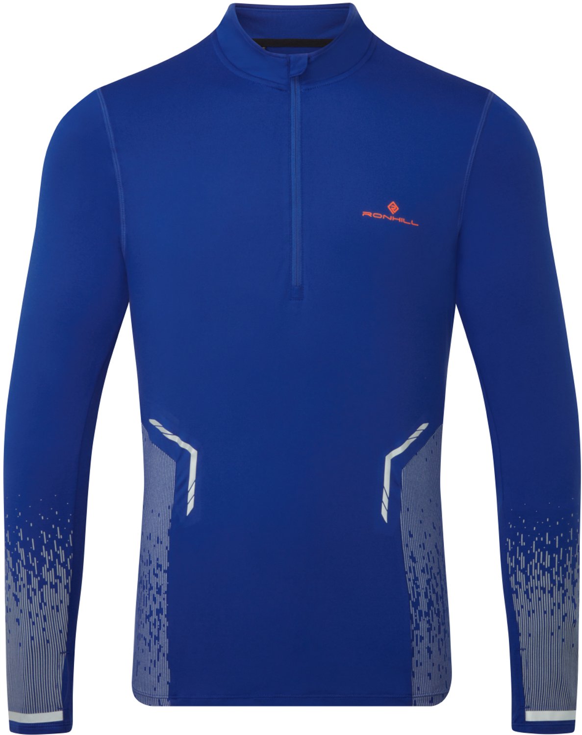Ronhill | Men's Tech Reflect 1/2 Zip | Ocean/Reflect | M