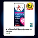 Verpakking van Lucovitaal Vruchtbaarheid Support Vrouw 60 capsules. Promotie "2+3 GRATIS MIX & MATCH".