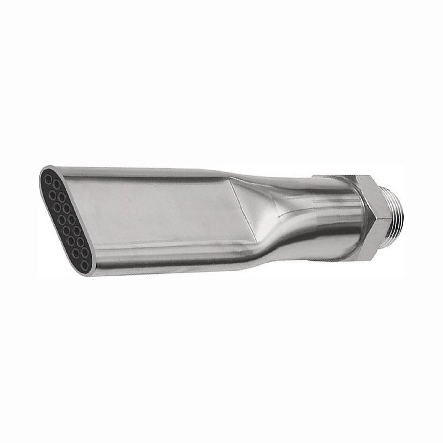 Riegler geluidsarme platte sproeikop M12 x 1,25 MS vernikkeld spuitbreedte 21 mm - 114366