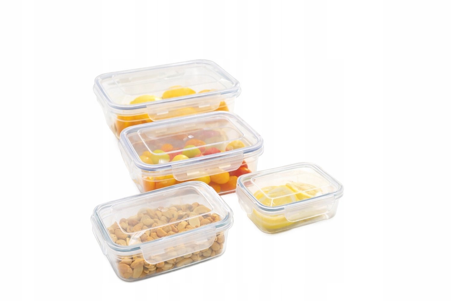 Easyform Diamond Voedselorganizers Set (0.4L - 2.3L) - 4 stuks
