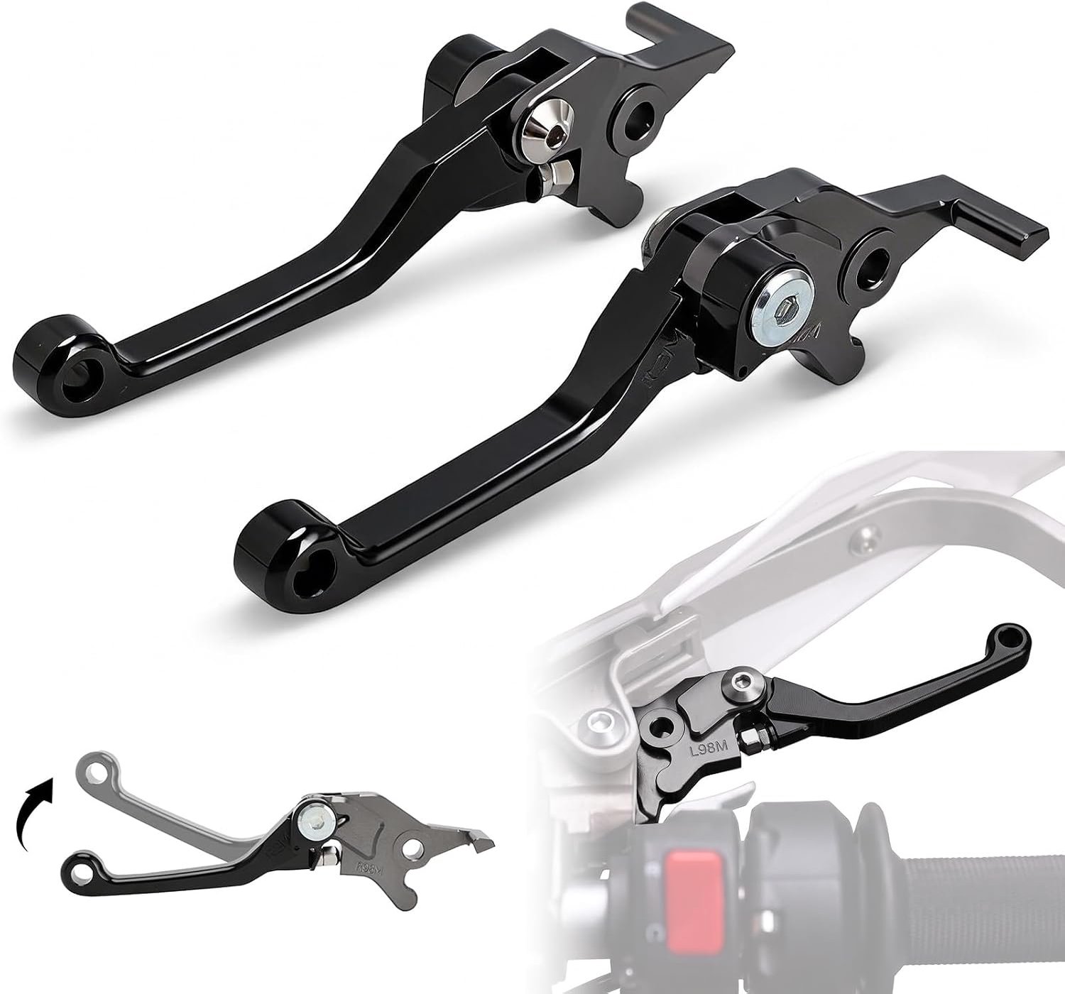 Set Black for Sur Ron Ultra Bee, for use, brake and clutch levers - ShopVlot
