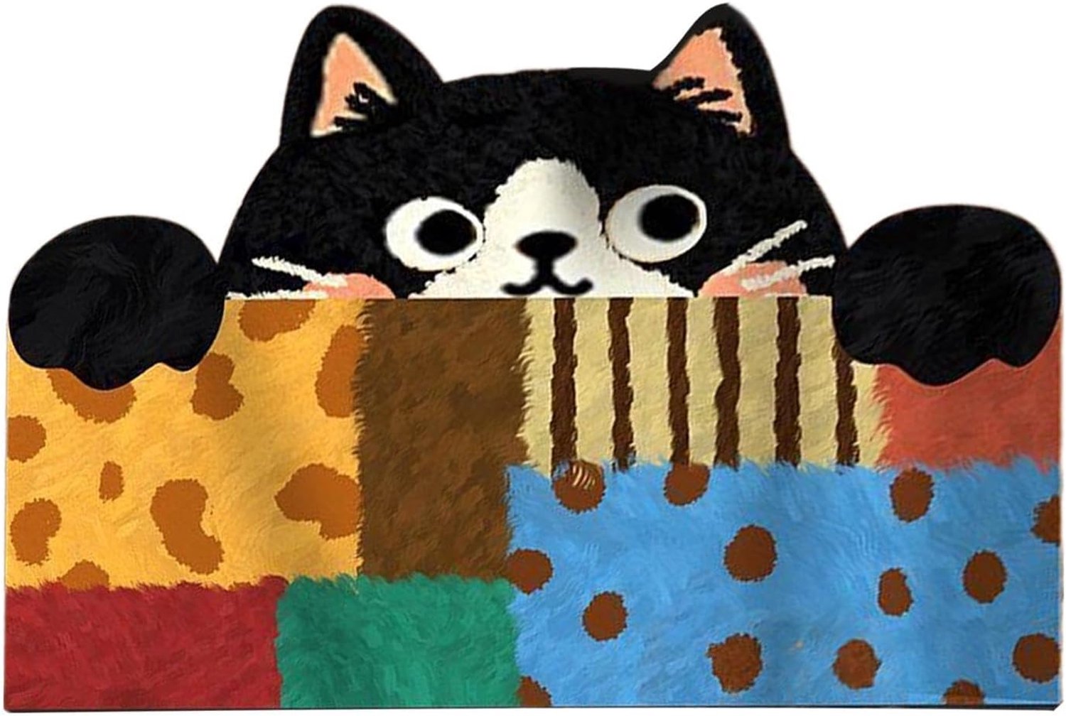 Leuke antislip badmat van diatomeeënaarde. Keukenmat met kattenpatroon voor badkamer, toilet, vloer, kamerdeur, slaapkamer, appartement en