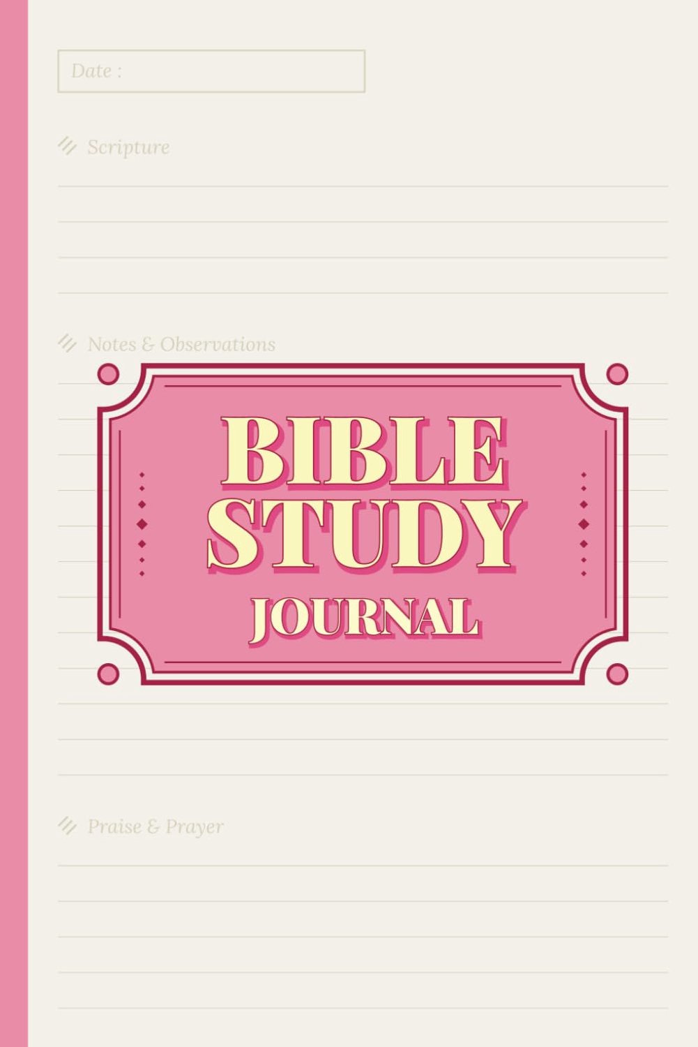 Bible Study Journal: 6x9 Inches Bible Journal Notebook, Prayer Journal for Women and Teen Girls - ShopVlot
