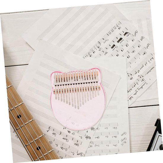 Beginners Met 17 Tone Miniature Thumb Piano Handheld Finger Piano Voor Jongens En Meisjes — afbeelding 3