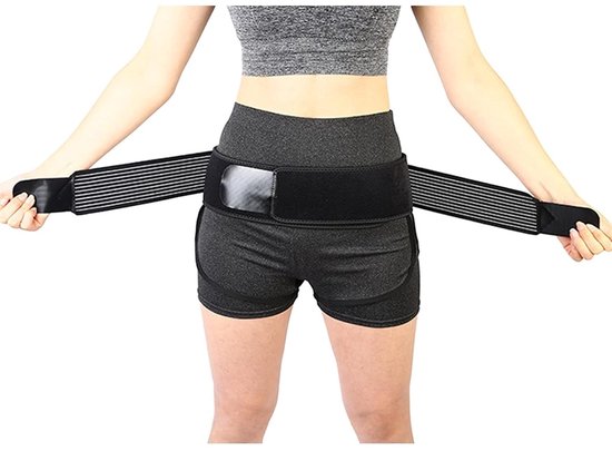 Rugcorrector heupgordel onmiddellijke verlichting voor ischias bekken onderrug lumbale beenpijn Si gewrichtsondersteuning heupzenuwbrace gezondheid en ontspanning (maat : L) goed