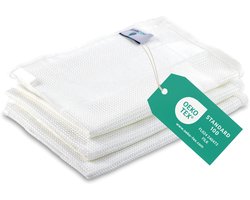 ELEXACLEAN Theedoeken microvezel (set van 3, 68x42 cm, wit) sterk absorberend, wasbaar tot 60°C, keukenhanddoeken, handdoeken keuken modern