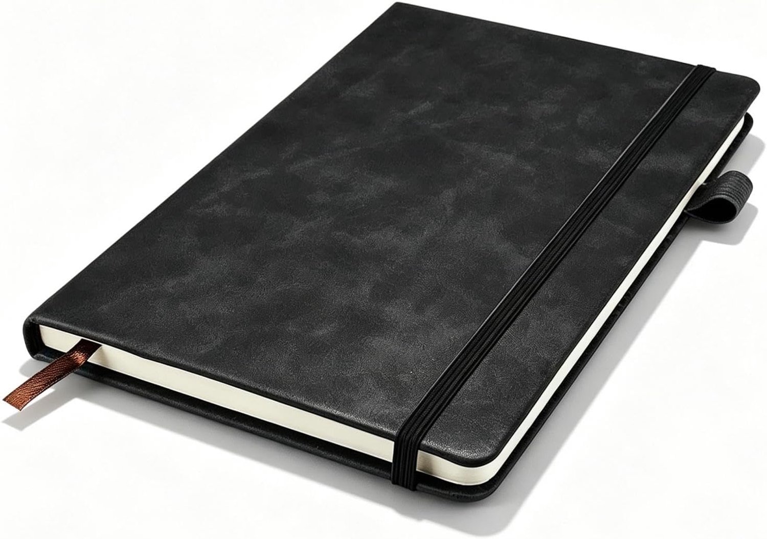 Notitieboek A5 - klassiek zwart - 200 pagina's - geschikt voor projecten - ShopVlot