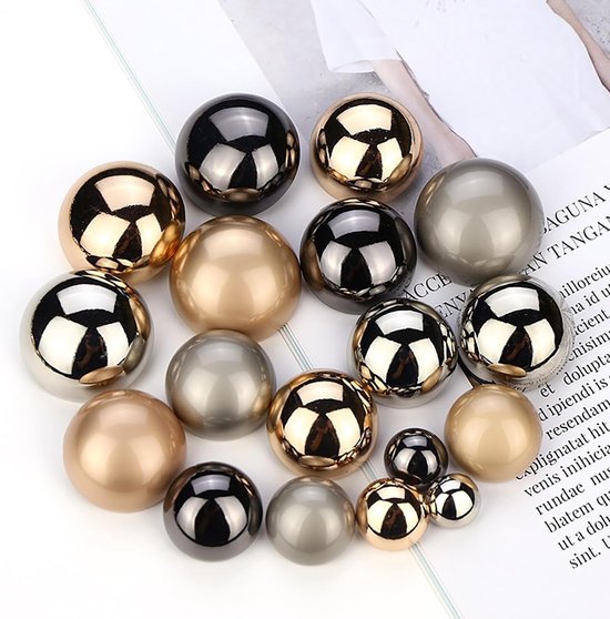 5 stuks metalen schacht knopen met één gat voor DIY blazer jassen kleding decoratie naaien knutselen — afbeelding 3