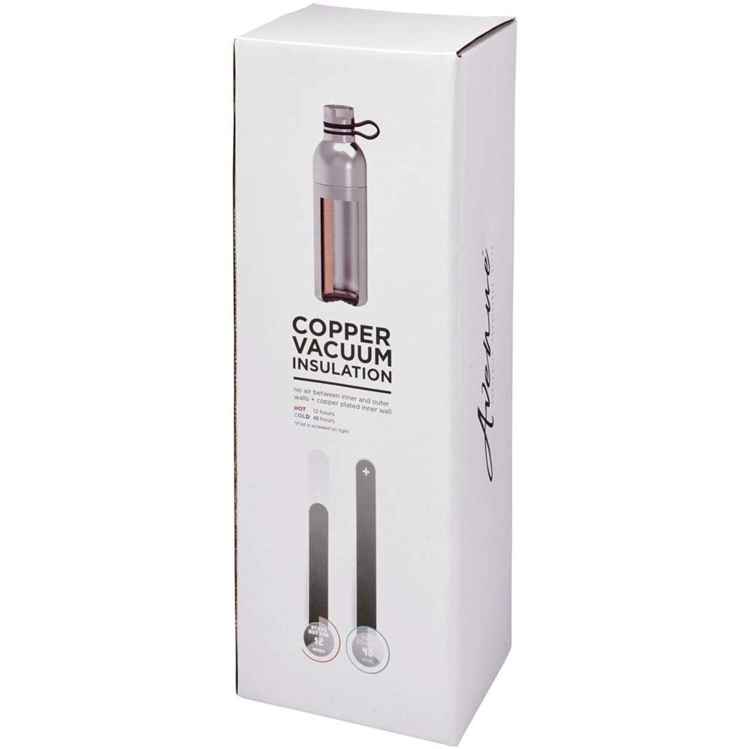 Koln Bidon RVS 590ml - Koper Isolatie, Blauw