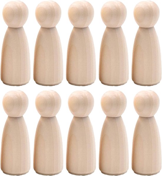 Houten peg dolls