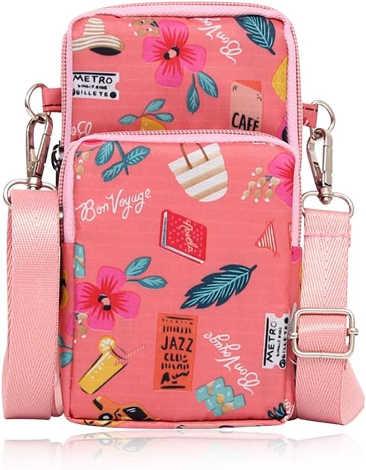 Stijlvolle schoudertas voor mobiele telefoon, mini crossbody tas voor dames, handige tas voor dagelijks gebruik en uitgaan