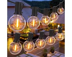 Buiten Slingerverlichting - 7.6M LED Slinger - Waterbestendig - Terrasverlichting voor Buiten