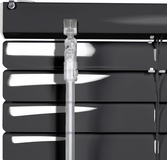 Sonello Aluminium Jaloezie voor Binnenshuis 60x130cm Klemmfix Antraciet — afbeelding 4