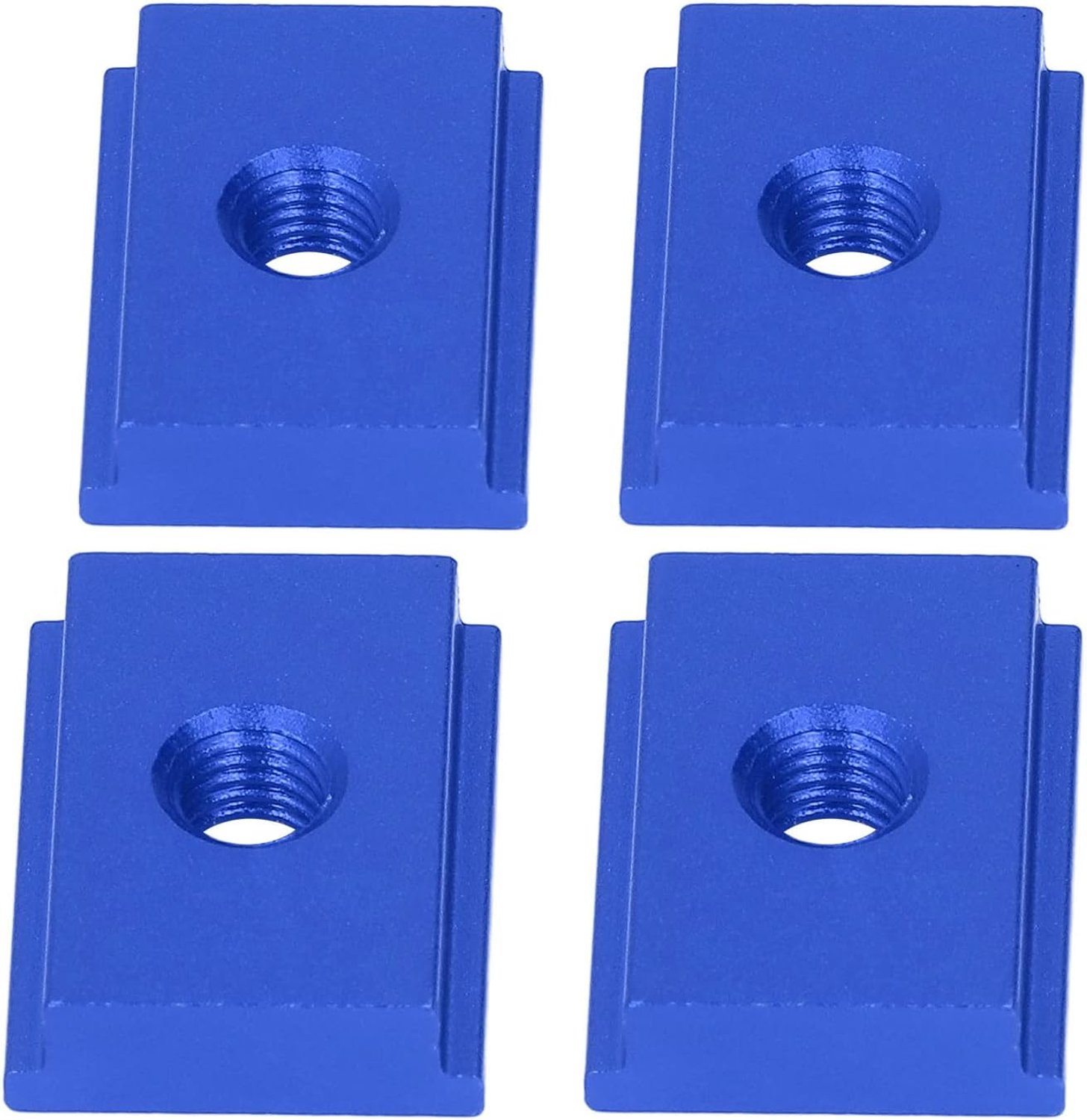 T-slot Schuifmoeren, 4 Stuks Aluminium, Rood voor