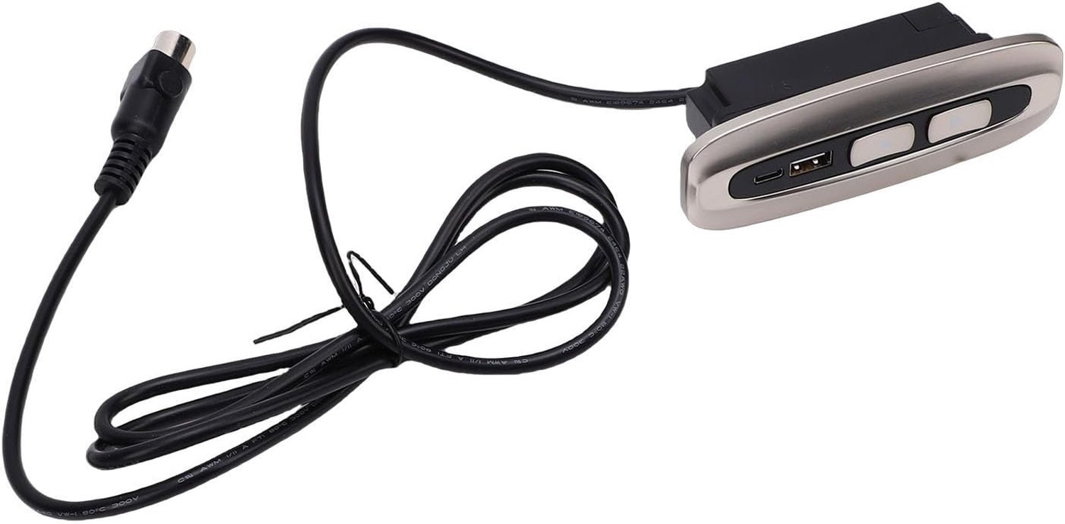 aqxreight Elektrische Ligstoelschakelaar met USB A en C Poorten