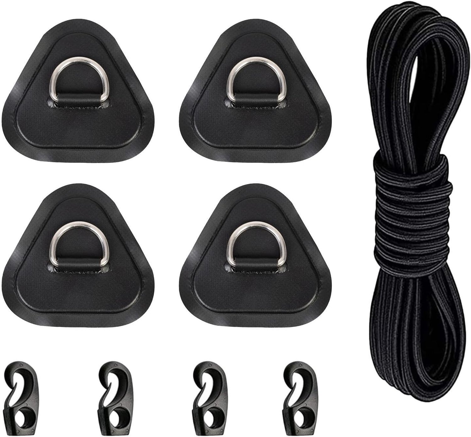 Paddle Board Reparatieset 4-delig Waterdicht Roestvrij Staal Driehoek