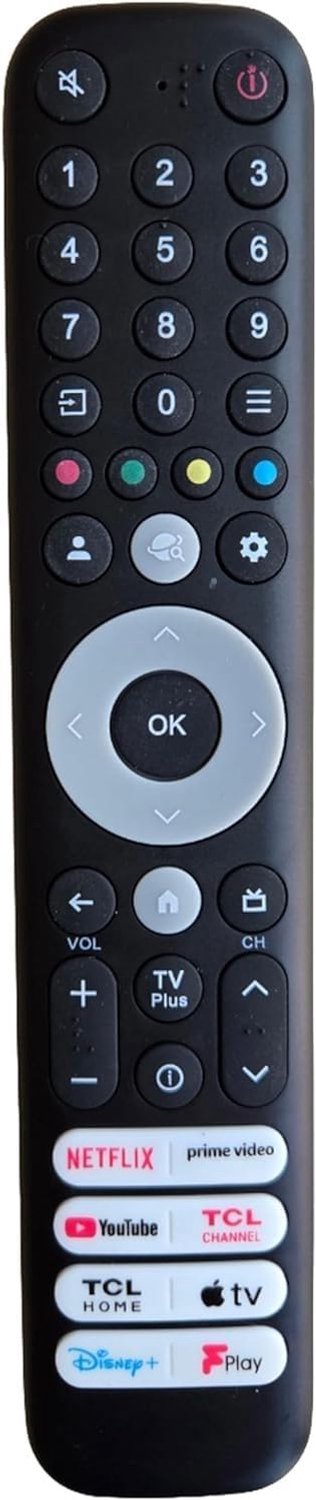 Replacement remote control for TCL Google/Android TV 75S446, 75S546, 75X925, 85C643, 85C71B, 85C843 - ShopVlot