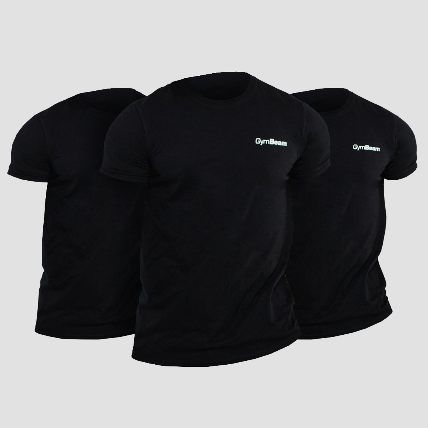GymBeam Basic T-shirt 3Pack Zwart XL 3pack