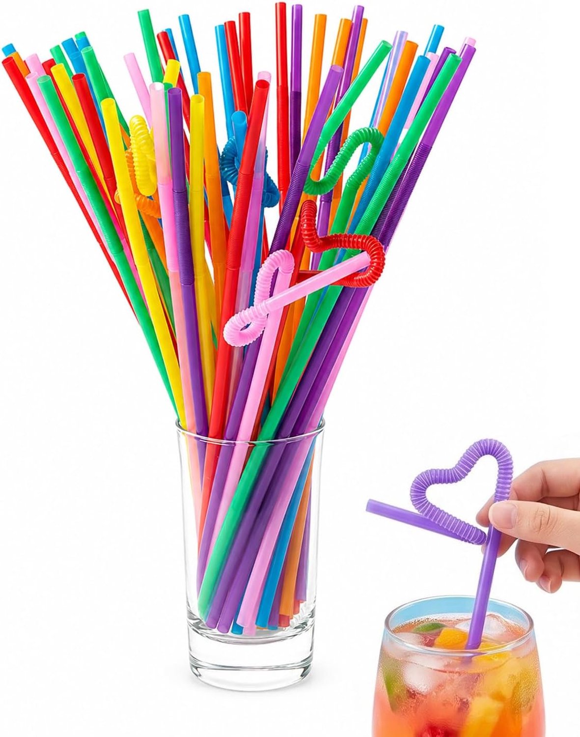100 partyrietjes, geschikt voor levensmiddelen, stevig, geen restsmaak, voor cocktails, smoothies, bruiloften en verjaardagen