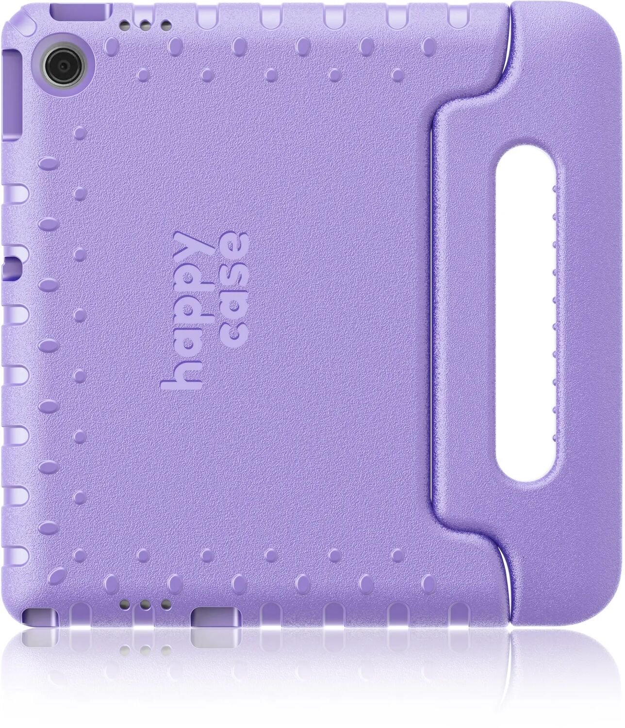 HappyCase Kinder Tablethoes Geschikt voor Lenovo Tab M11 | Kindvriendelijke Hoes | Beschemhoes | Kinderhoes | met Handvat en Standaard | Lila