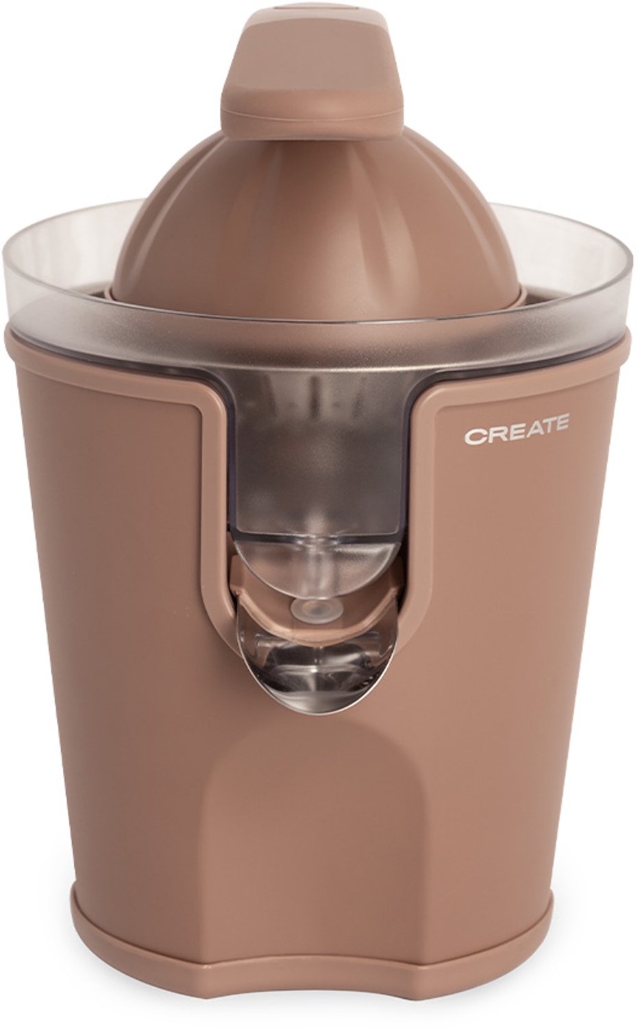 CREATE - Elektrische citruspers met hendel, 100 W - Mokka - JUICER PRESS STUDIO
