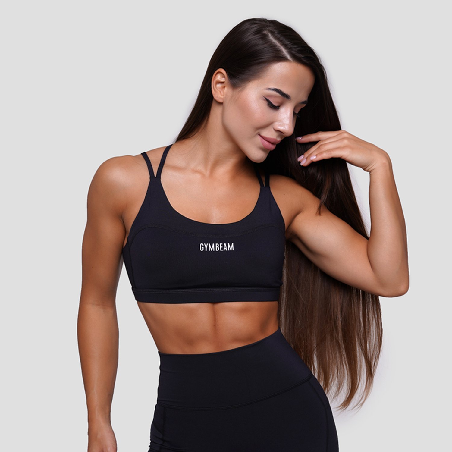 GymBeam FIT Sportbeha Zwart XS