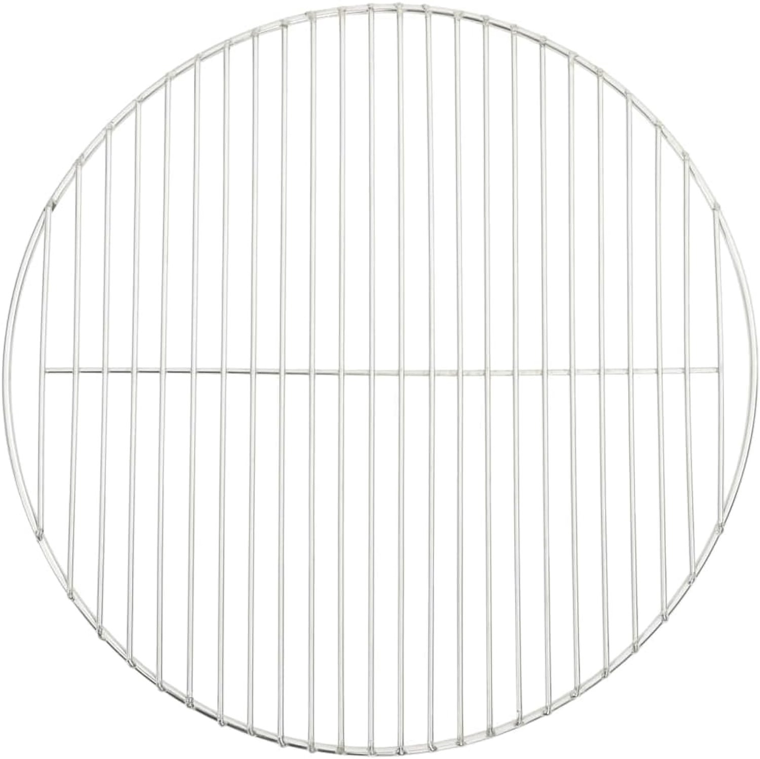 Grillrooster, rond, diameter 47 cm, van 304 roestvrij staal, vervangend grillrooster voor kogelbarbecue en houtskoolbarbecue, hittebestendig grillrooster roestvrij staal