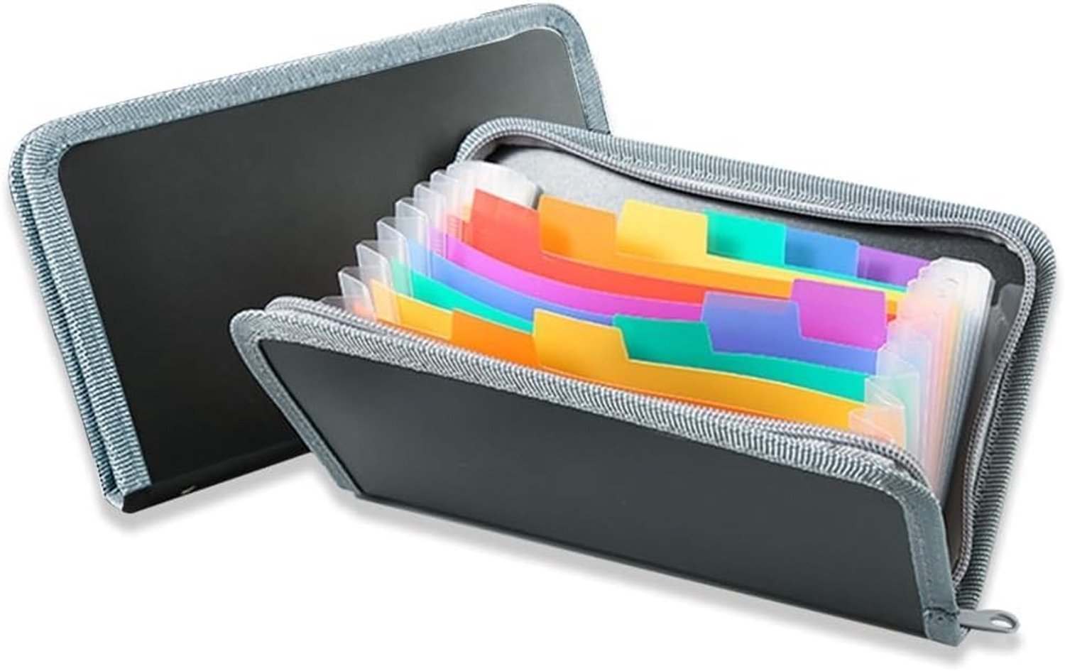 Coupon Organizer met 13 Compartimenten, 2 Stuks, Document Organizer voor Vouchers, Cash en Bonnen