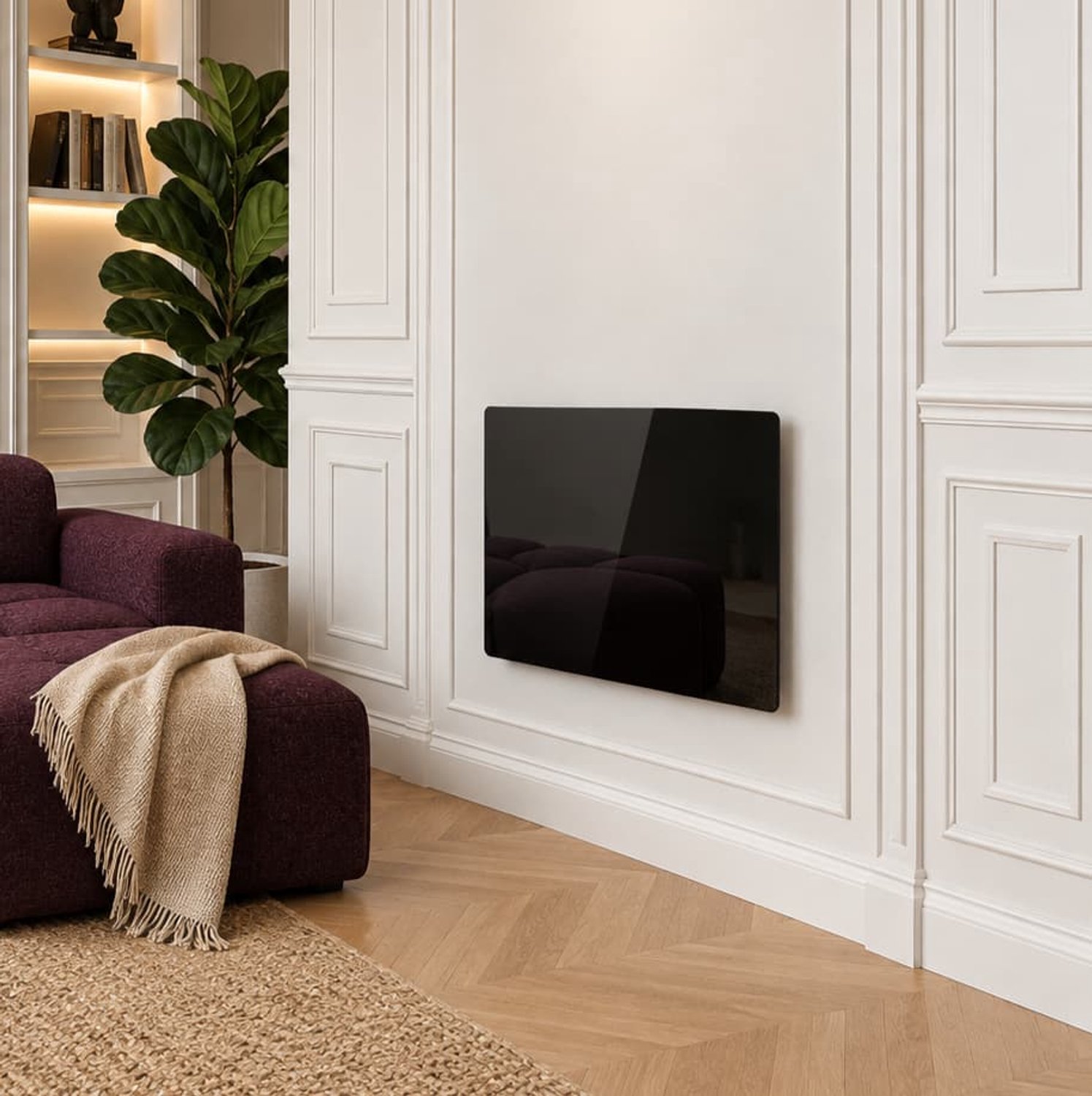 Elektrische glas-keramische radiator 1000W GLASS – foto 3