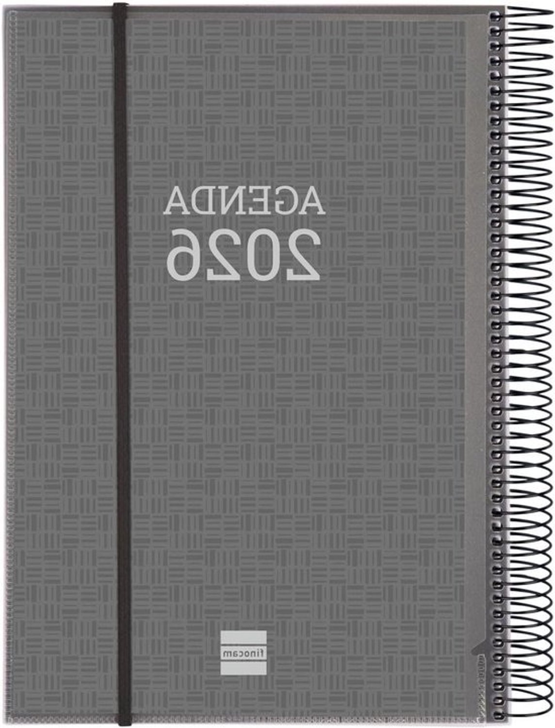 Agenda 2026 - Weekplanner en jaarplanner - Professioneel organiseren - Spiraalbinding - ritssluiting - A4-formaat - Zwart