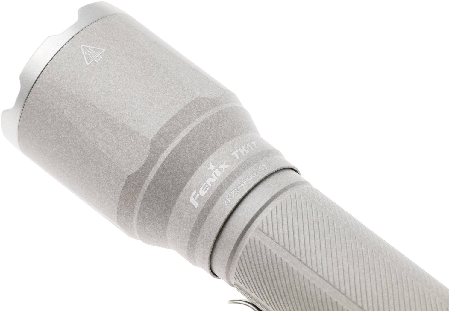 Fenix TK17 Grey Tactische Zaklamp 3600 Lumen - USB-C Oplaadbare Accu - Burst en Stroboscoop