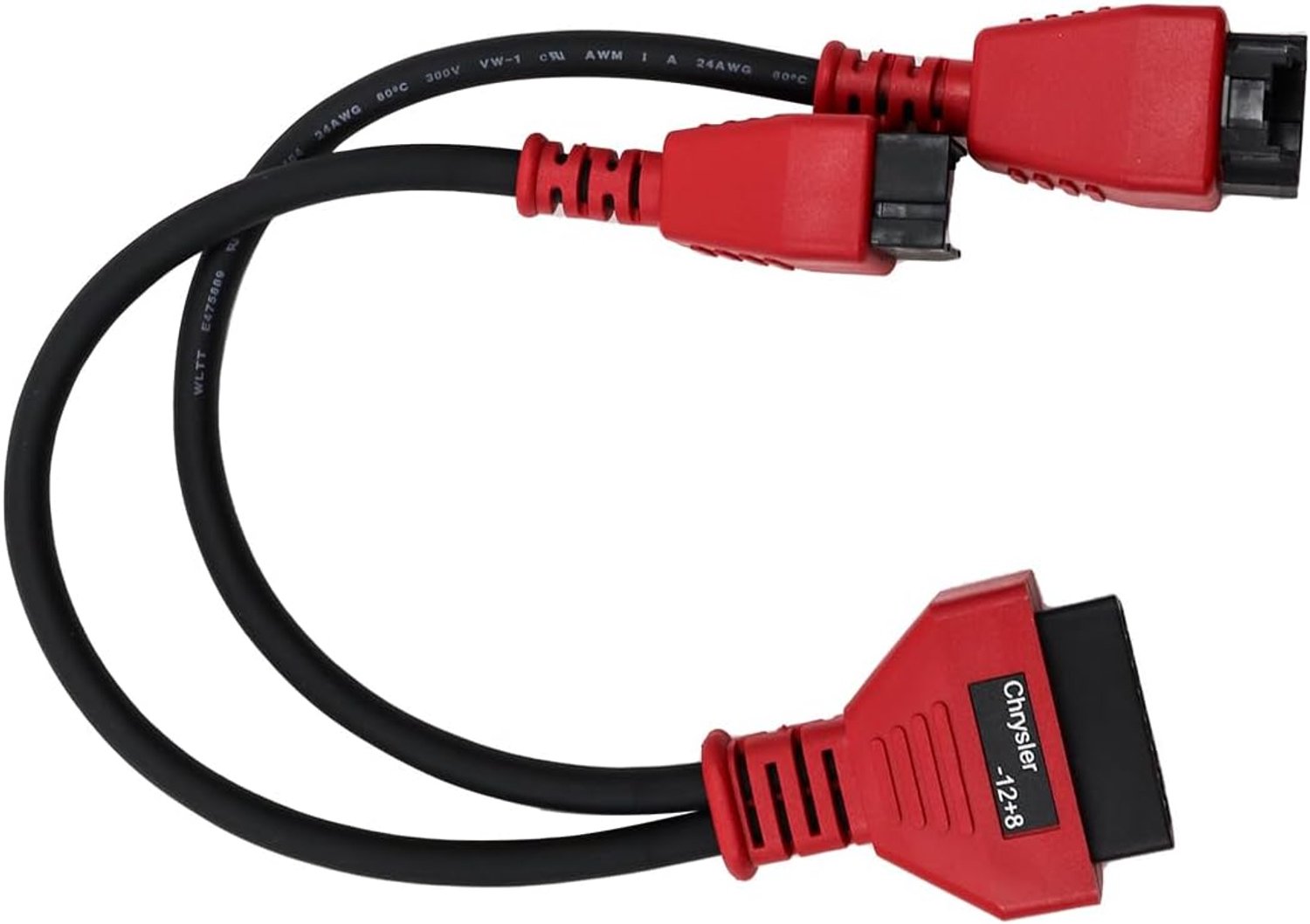Diagnosekabeladapter 12+8 - Voor Autel MaxiSys scanners - Geschikt voor Ch-Ry-sler na 2018 - Eenvoudige verbinding - ShopVlot