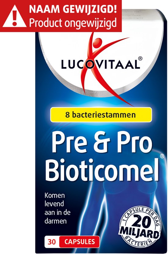 lucovitaal - Pré & Pro Bioticomel (THT 03-26) 30 Capsules