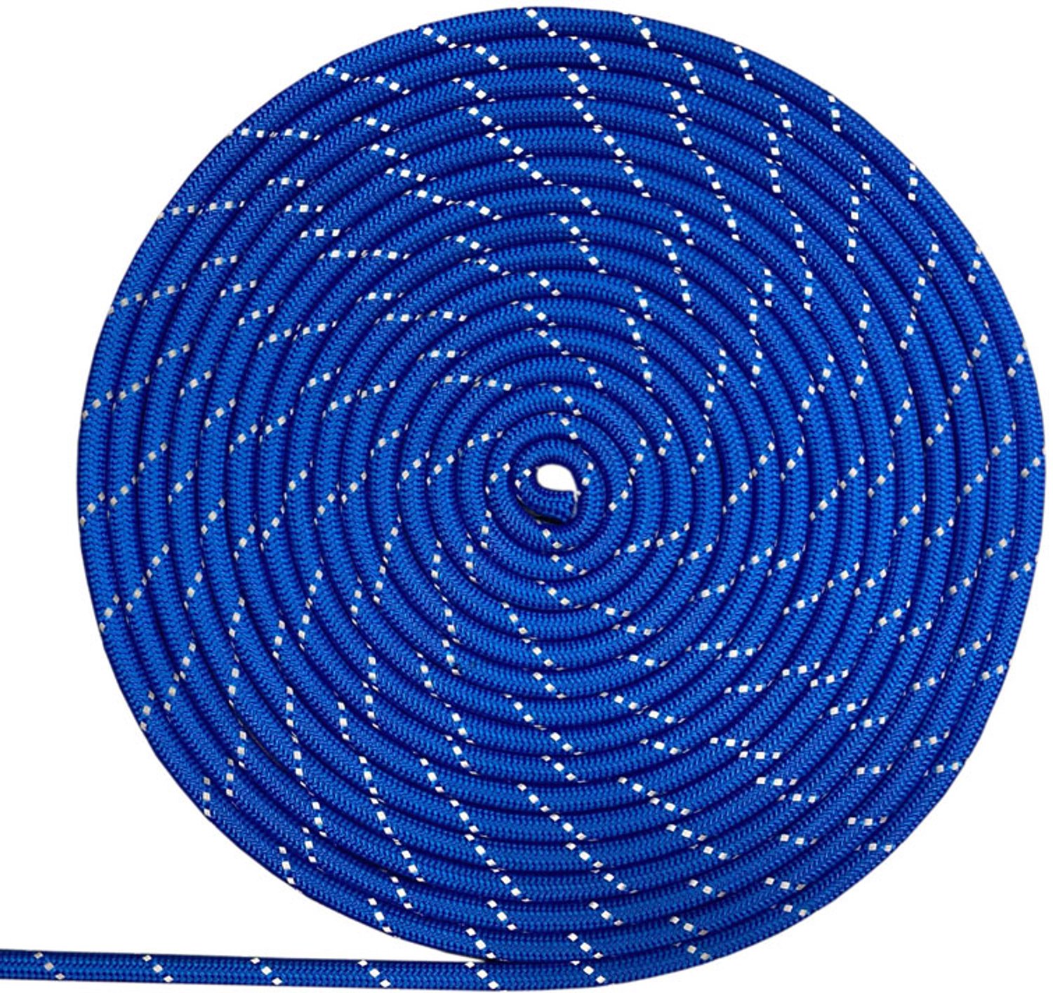 Merkloze Blauwe Zeil- en Aanleglijn 8mm met Reflecterende Band