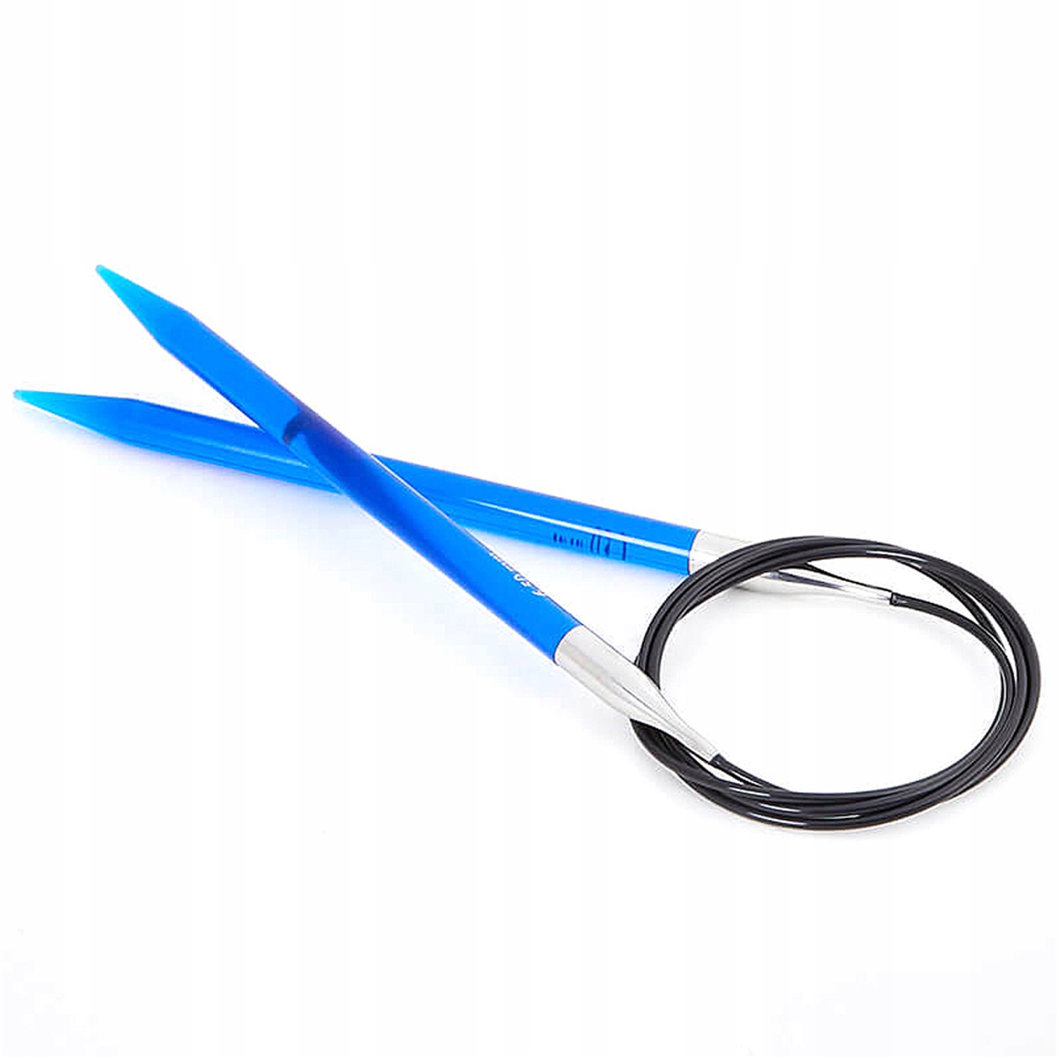 Merkloze Acryl Breinaalden met Kabel 120cm, 6.5mm