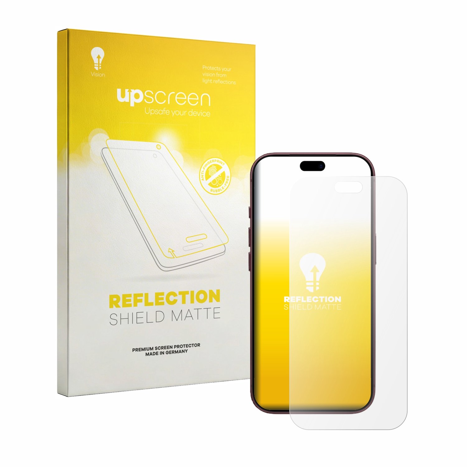 upscreen - Screenprotector voor Apple iPhone 18 Pro - Folie Beschermfolie anti glare matte