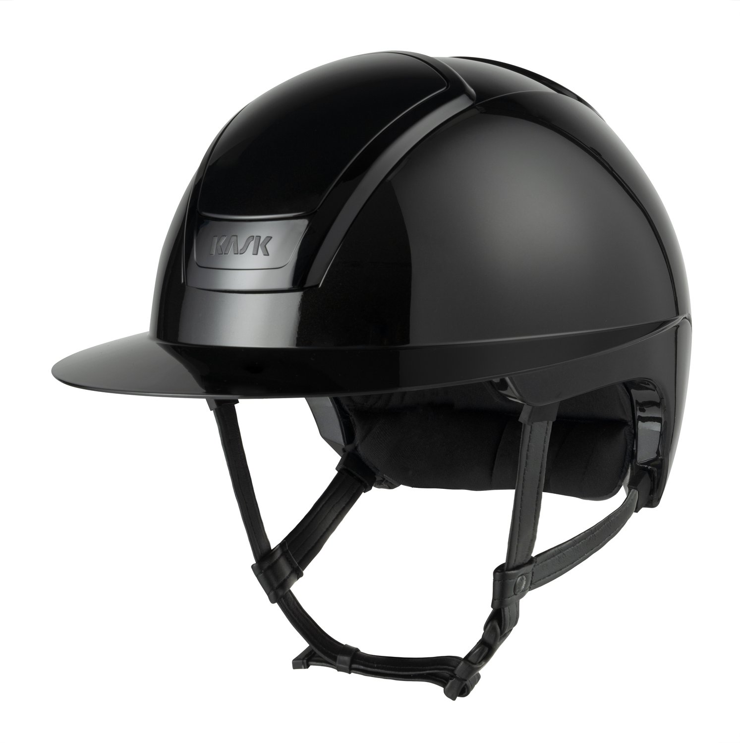 KASK Nemesi Wide Peak Rijhelm Lak Zwart