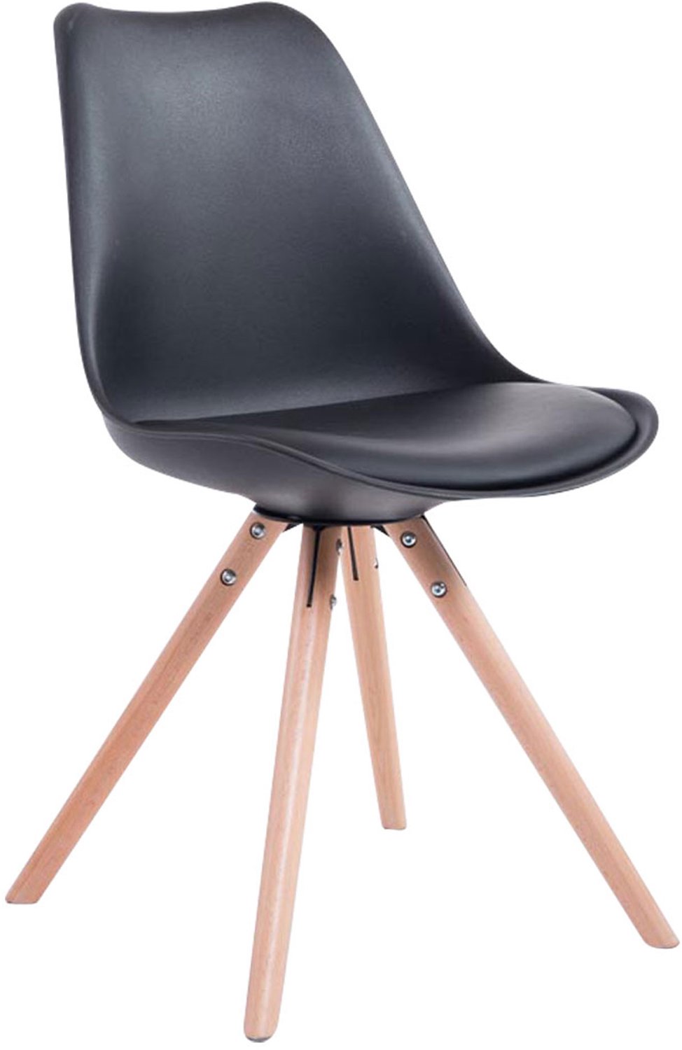 Luxe Comfort Milano 0023 bezoekersstoel - zwart