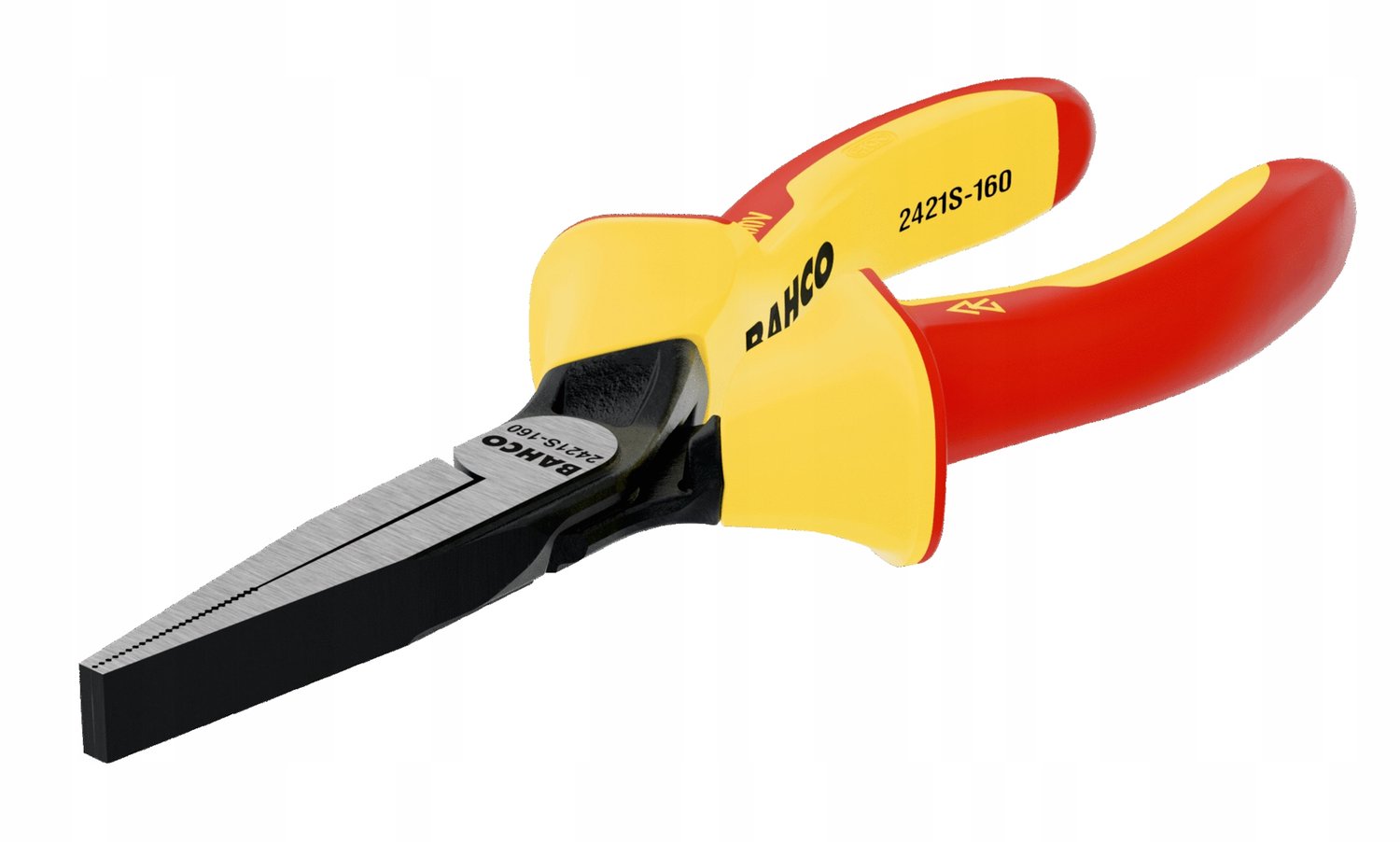 Bahco VDE Platte Tang 160mm ERGO - Geïsoleerd tot 1000V