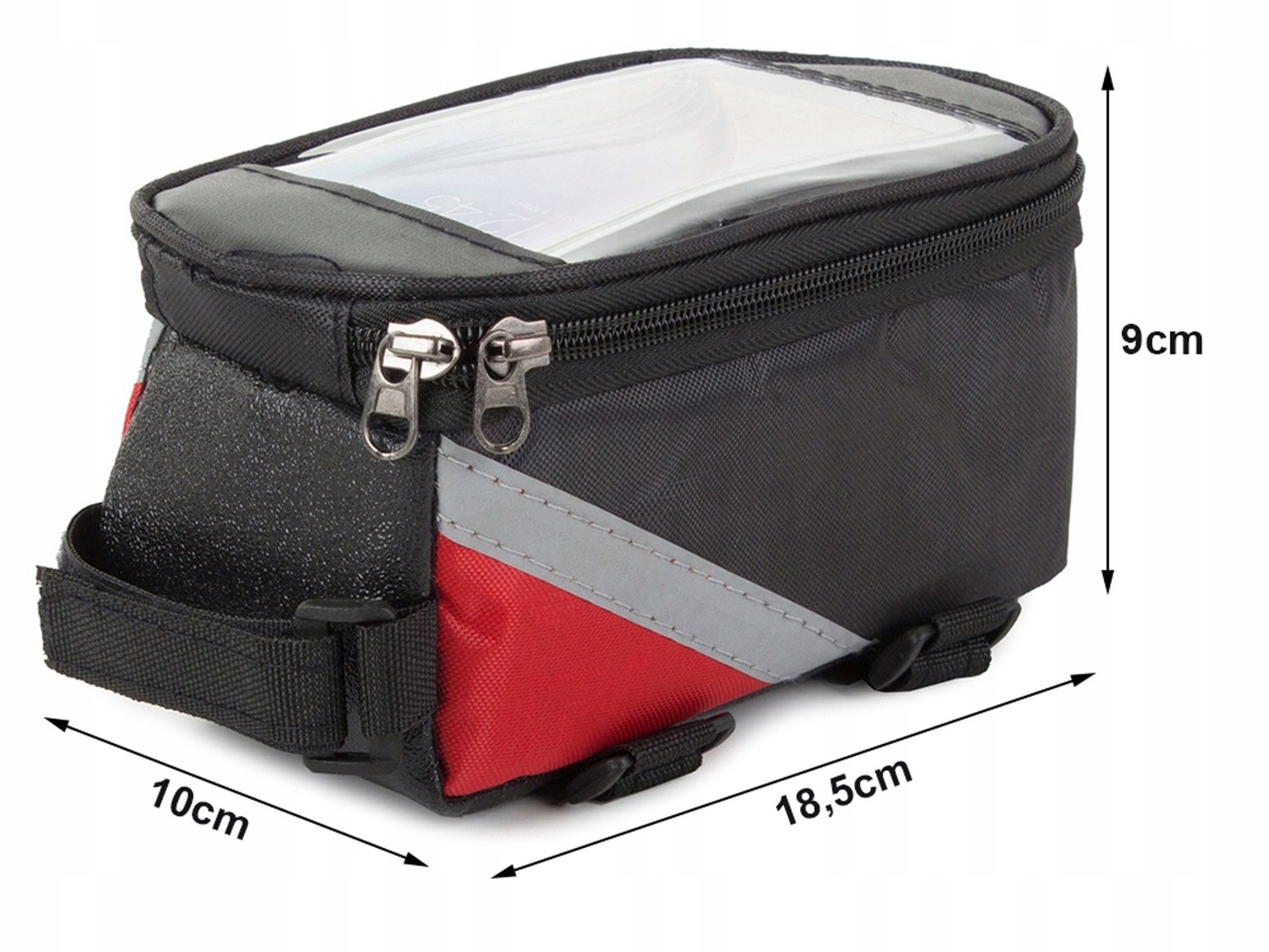 Waterdichte Fietstas Frame Tas met Telefoonhouder