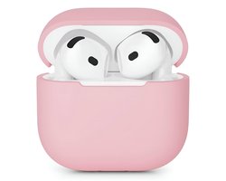 Studio Air Hoesje geschikt voor Airpods 5 - Roze - Schokbestendige Siliconen Case