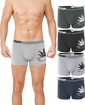 Set van 4 herenshortjes van katoen - comfortabele boxershorts met Y-front, ademend en perfect voor dagelijks gebruik