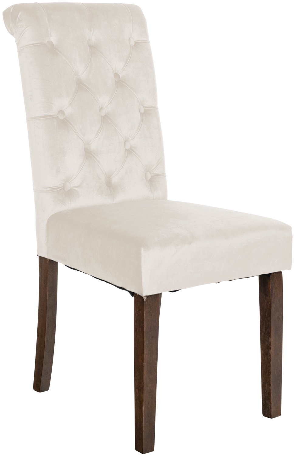 Luxe Comfort Verona 0075 eetkamerstoel - fluweel - crème creme
