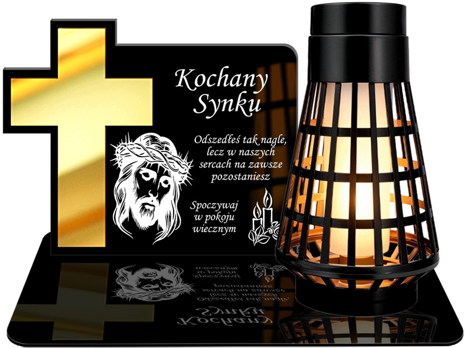 Znicz Solarny LED XL z Efektem Płomienia - Wieczny i Ekologiczny