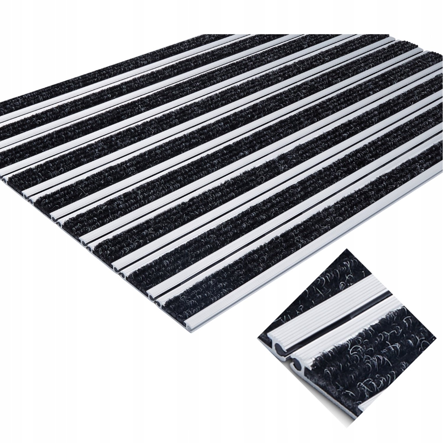 Polentex Deurmat Ryps 120x80cm - Effectieve Vuil- en Vochtverwijdering